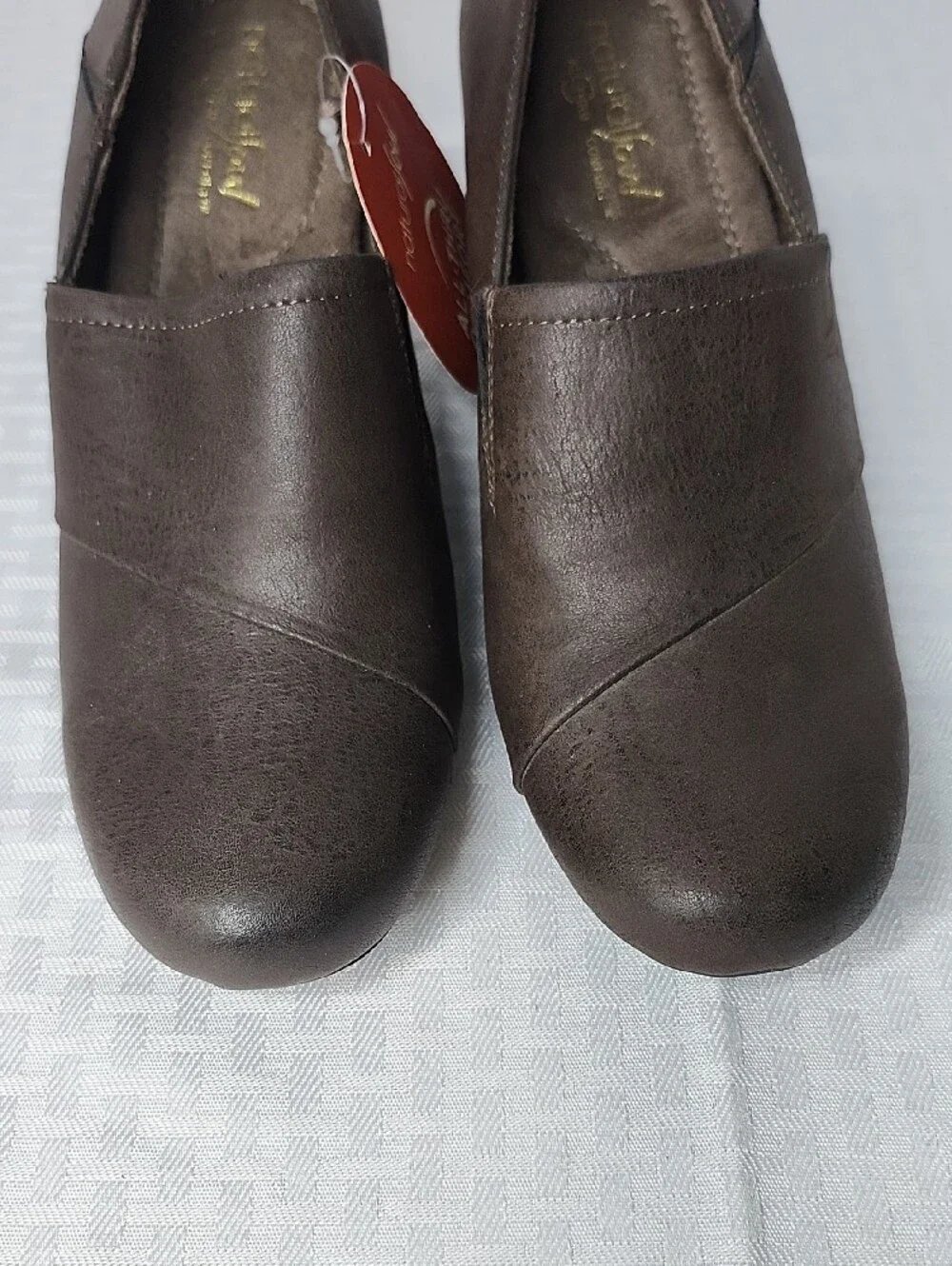 Naturalizer Brown Wedge Heel Comfort Shoes 8.5 NWT